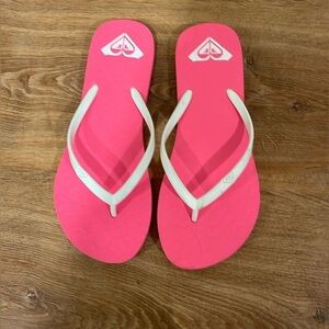 ROXY pink flip flops​​​​